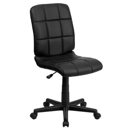 Flash Furniture GO-1691-1-BK-GG Swivel Task Chair 34" To 38-3/4" Adjustable Height