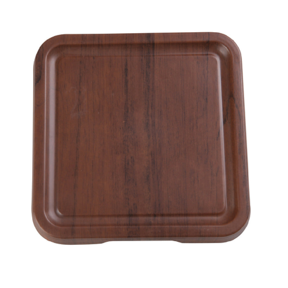 Yanco WL-310 Yanco Woodland Tray 9-1/2"W X 9-1/2"D X 1-1/8"H Square