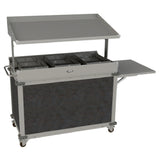 Cadco CBC-GG-B3-L3 MobileServ® Standard Grab & Go Merchandising Cart Large 1-sided Grab & Go Shelf On Top