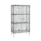 Metro SEC55C-2SE - Super Erecta® Security Unit, Stationary, Chrome Plated Finish
