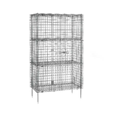 Metro SEC55C-2SE - Super Erecta® Security Unit, Stationary, Chrome Plated Finish