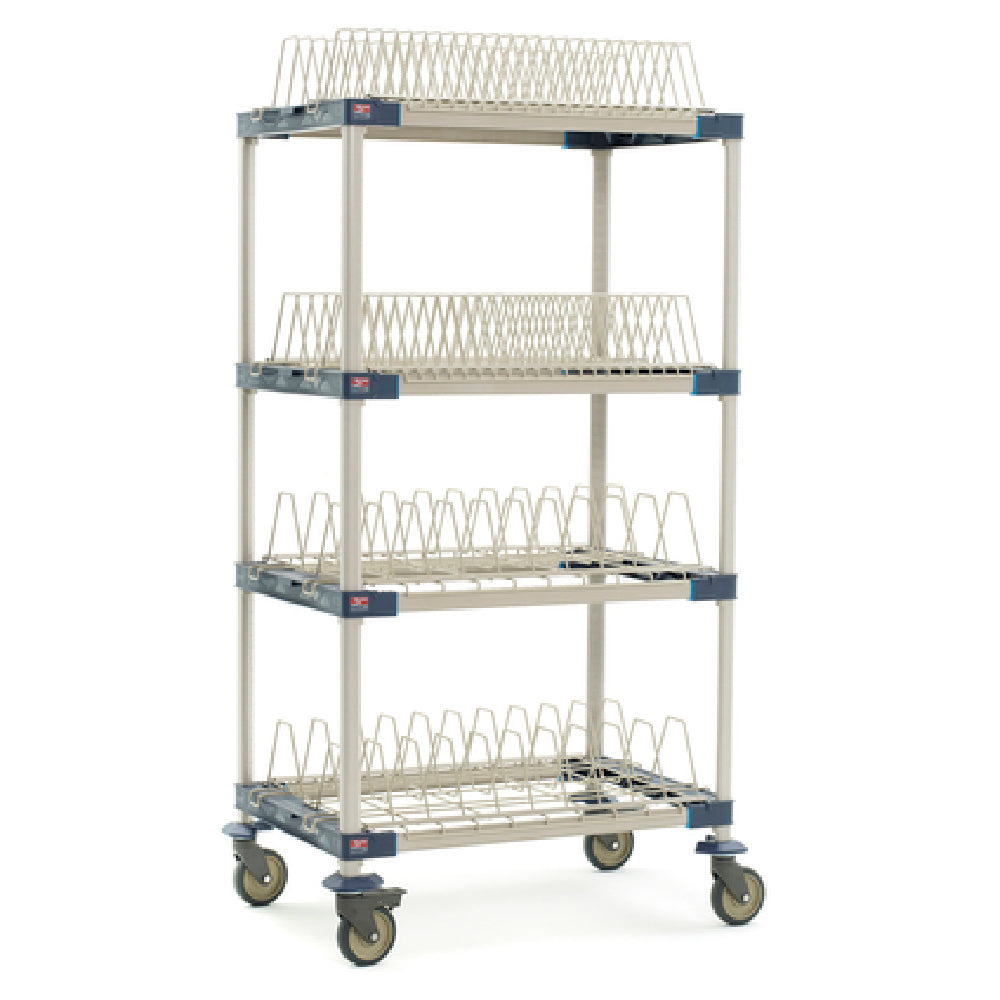 Metro MAX4-PR36VX4 MetroMax® 4 Mobile Drying Rack Unit 36"W X 24"D X 68"H 4-tier