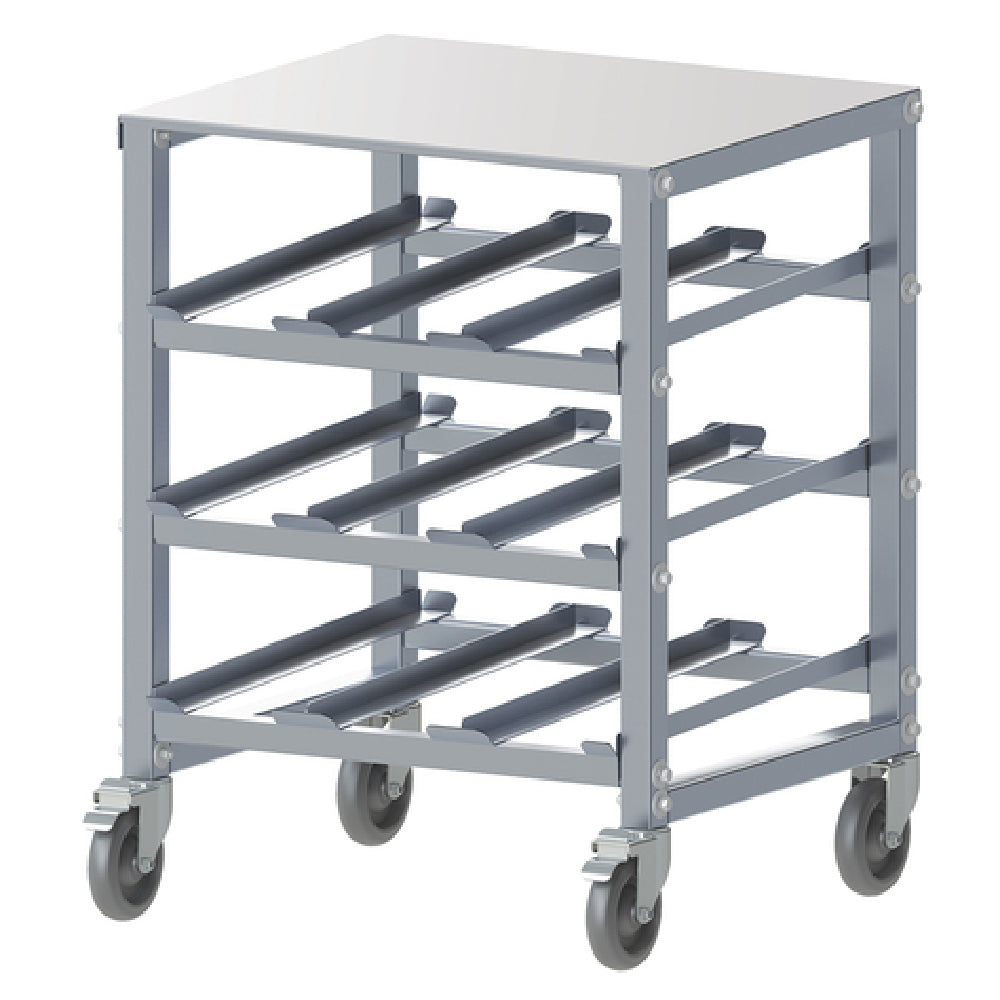 Winco ALCR-3M Can Storage Rack 3-tier Mobile