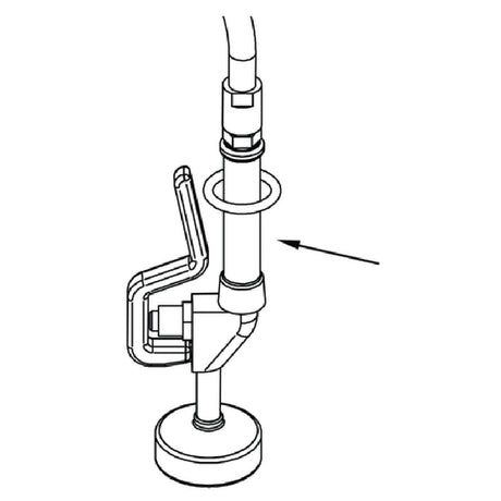 BK Resources BKH-HANDLE Pre-Rinse Spray Handle Handle Replacement