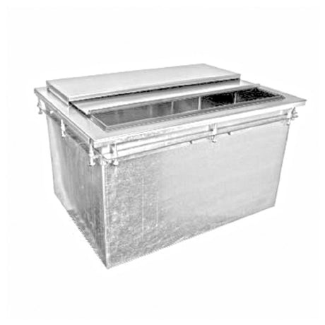 Glastender DI-IB24-CP10 Ice Bin Drop-in With Built-in 10 Circuit Cold Plate 26"W X 19"D