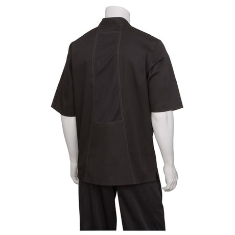 Chef Works VSSSBBKM Valais Chef Coat Single-breasted Short Sleeves