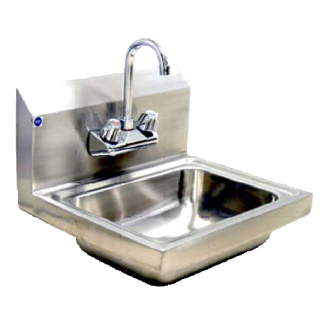 Blue Air BSH-14/LF Hand Sink One Compartment 10" Front-to-back X 14"Wide X 5" Deep Bowl