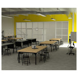 National Public Seating HDT3-2472B - NPS® Heavy Duty Steel Table, Butcherblock Top