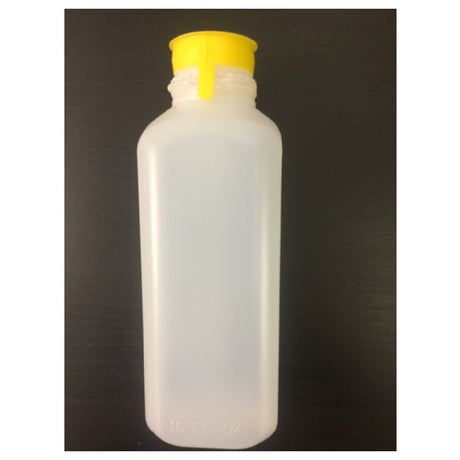 Buccaneer Container Corp 2106016070 (Buccaneer) Natural Empty Square Pint Bottles 16 Oz.