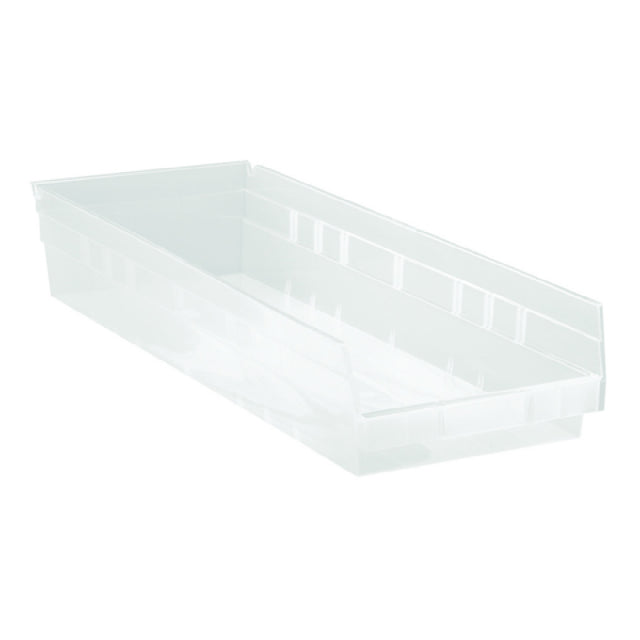 Quantum QSB114CLCS - Economy Shelf Bin, Nesting, 8-3/8"W X 23-5/8"L X 4"H
