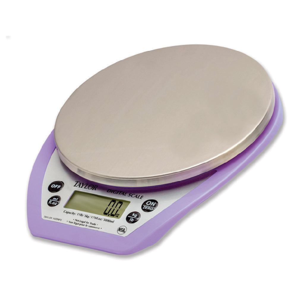 Taylor 1020PRNFS Aquatronic Portion Control Scale Digital 11 Lb. X 0.1 Oz. / 5 Kg X 1g Capacity