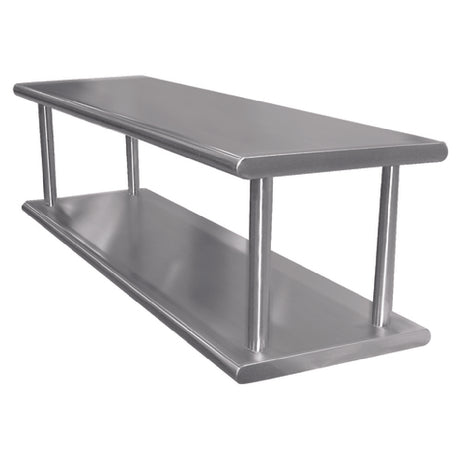 Advance Tabco TA-99A 14 Gauge 304 Stainless Steel Wall & Overshelf Upgrade (per Linear Foot)