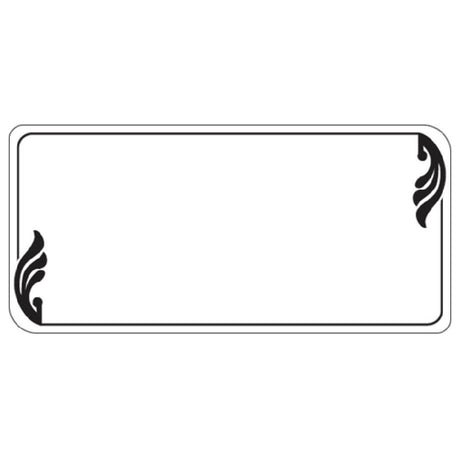 Hubert 32243 - Merchandising Tag, 4" X 1-3/4"H, Rectangular