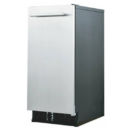 Icetro IU-0070-OU Undercounter Ice Maker With Bin Bell Shaped Ice Air-cooled