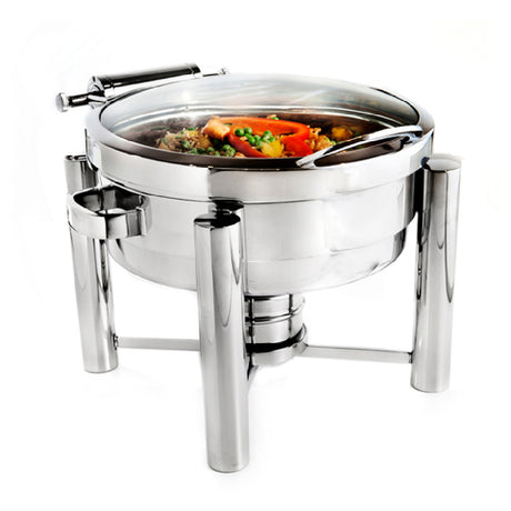 Steelite DW04WH7SS Chafer 4.0 Qt 15.0"W X 15.25"D X 11.0"H