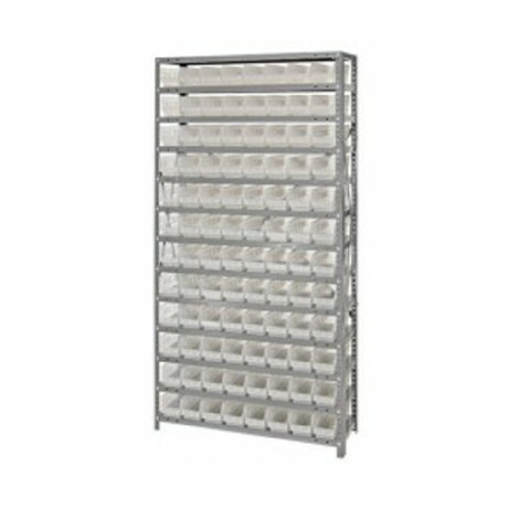 Quantum 1275-101CL Shelving Unit 12"D X 36"L X 75"H Heavy Duty