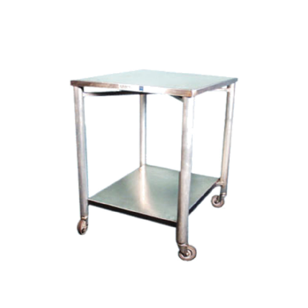 Proluxe UT1330 Utility Dough Press Table 21"W X 26-1/2"D X 30-1/2"H High Stainless Steel Top & Undershelf