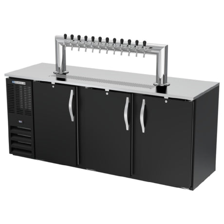 Beverage Air DDN78HC-B-12T - Direct Draw Dispenser, 78"W X 26-3/8"D X 49-7/8"H, 21.686 Cu. Ft.