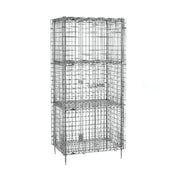 Metro SEC53C-2SE - Super Erecta® Security Unit, Stationary, Chrome Plated Finish
