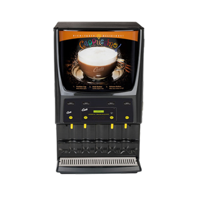 Curtis PCGT4 G3 Primo Cappuccino™ Machine 4 Station Dispenser (2) 5 Lb & (2) 10 Lb Hoppers