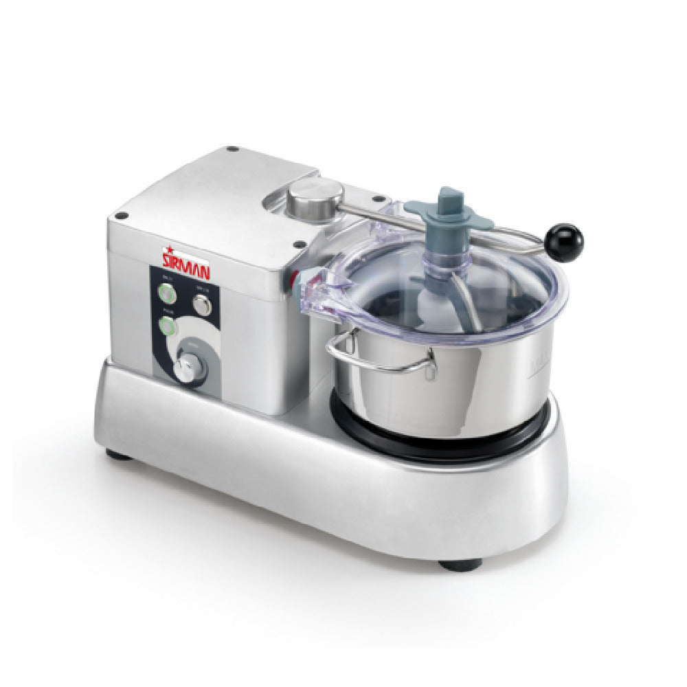 SIRMAN C-TRONIC 4 VT - (40780428S) Bowl Cutter, 4 Qt. Stainless Steel Bowl With Handles