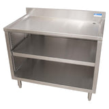 BK Resources UB4-21-GC361 Underbar Glass Rack Unit Drainboard Top 36"W X 21"D X 32-1/2"H