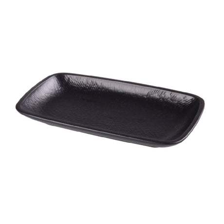 Yanco NB-514 Noble Black Plate 14"W X 7-1/2"D X 1-3/4"H Rectangular