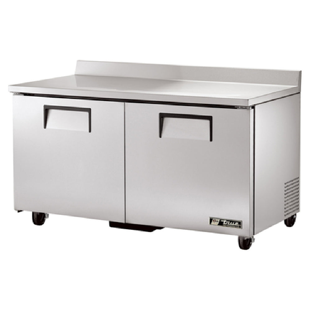 True Refrigeration TWT-60-HC Work Top Refrigerator Two-section Rear Mounted Self-contained Refrigeration