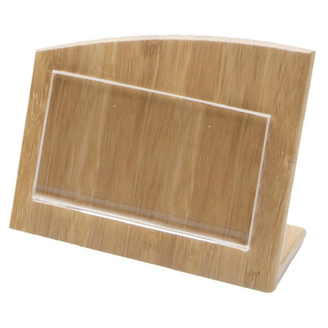 Hubert 10752 - Sign Holder, Holds 3-1/2" X 2"H Signs, 4-1/2" X 2-1/4" X 3-3/4"H Overall