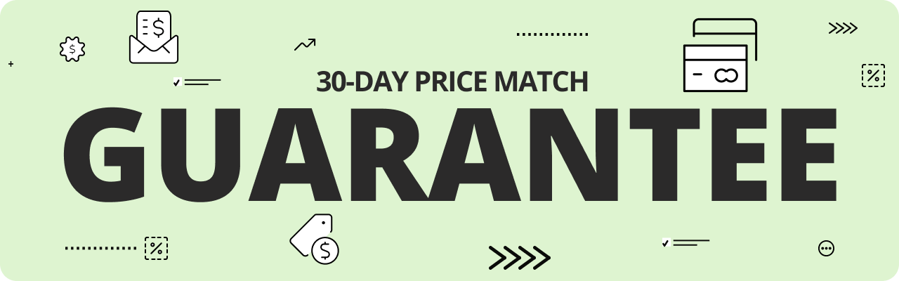 30-Day Price Match Guarantee Banner - Secure the Best Prices on Your Purchases