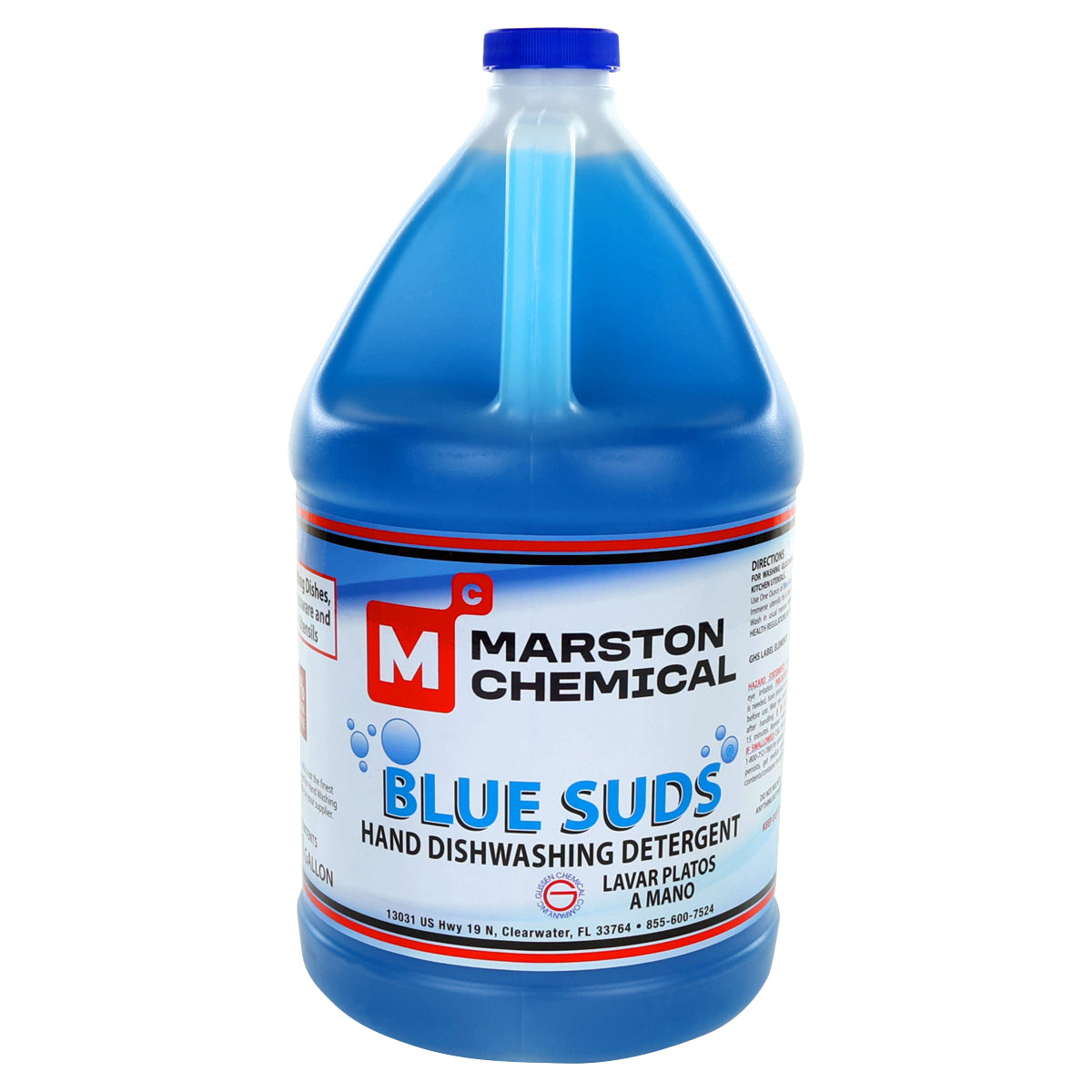 Marston Chemical 300160 Blue Suds Detergent 1 Gal For Hand Washing Dishes