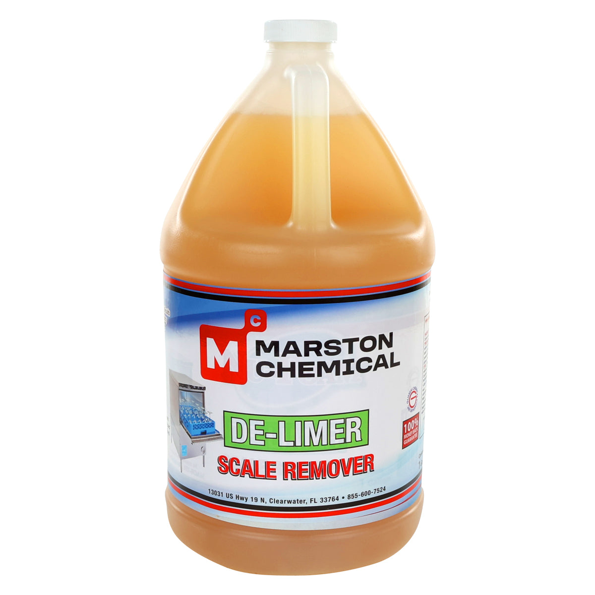 Marston Chemical 300183 Delimer 1 Gal Scale Remover And Hard Water Deposits