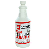 Marston Chemical 300190 Acid Beer Line Cleaner 32 Oz Heavy-duty Alkaline-based Beer Line Cleaning Solution