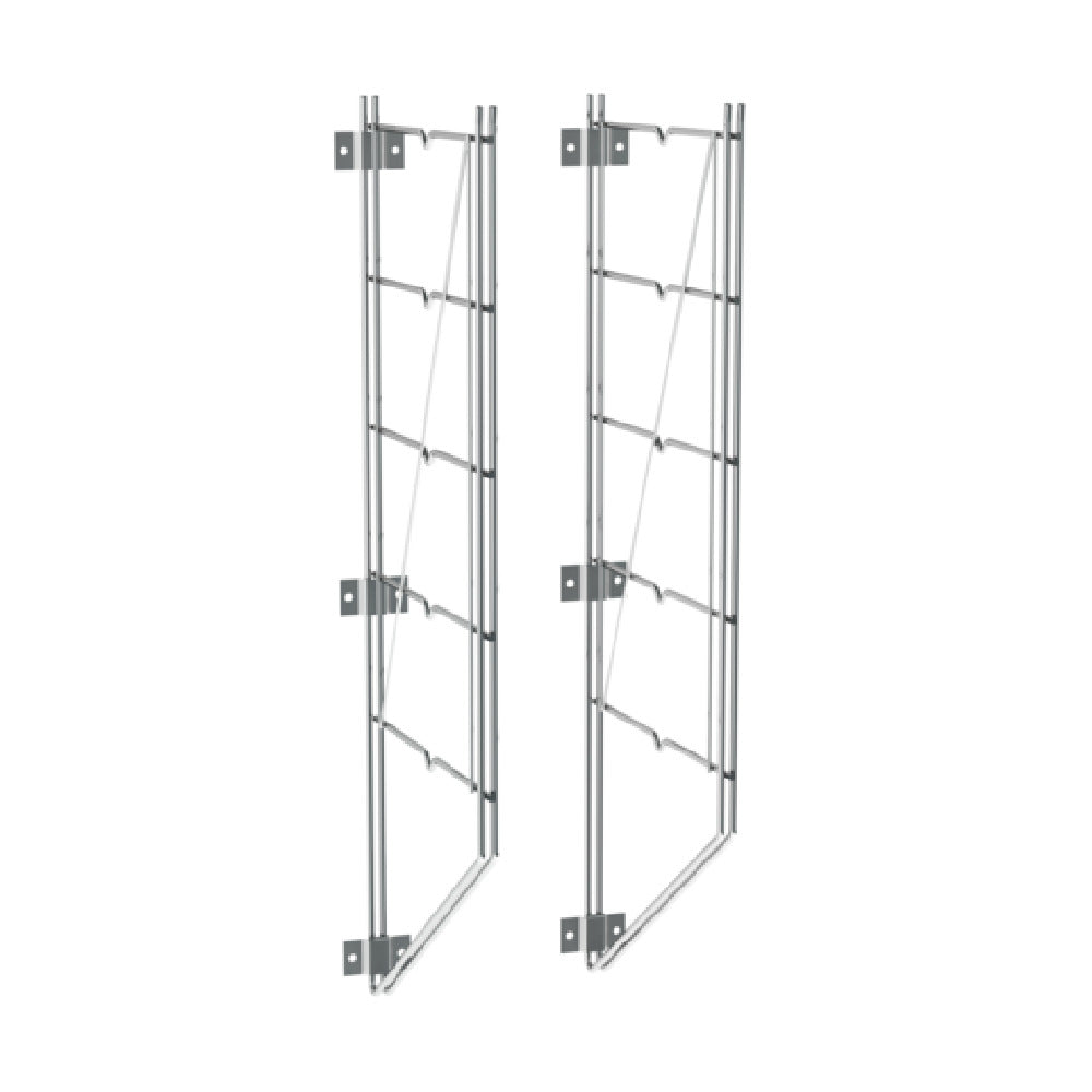 Metro 12WB5C Regular Erecta® Wall Mount 12"D X 30-13/16"H (1) To (5) Shelves Capacity (each Mount Consists Of (2) Shelf Supports & Mounting Brackets) (wall Bolts Or Screws Not Included)