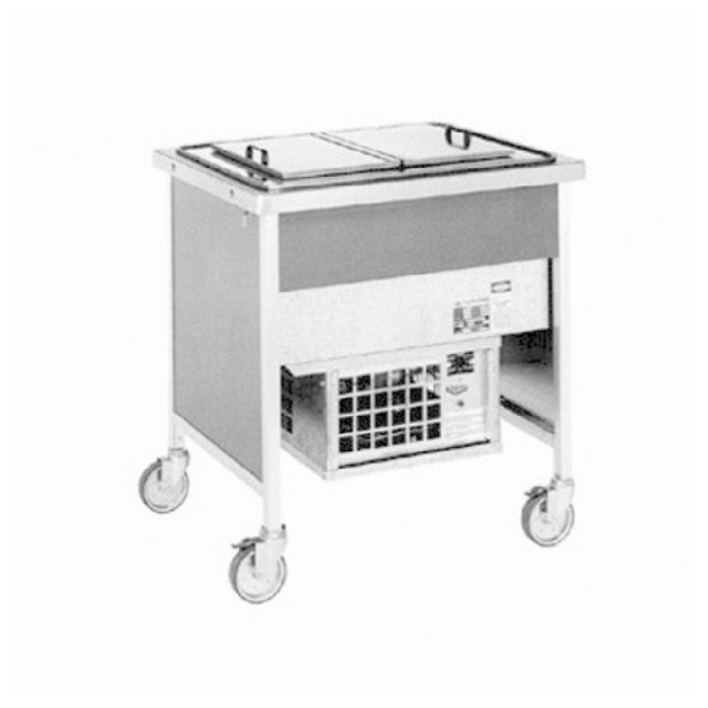 Atlas Metal CADF-2 Ice Cream Serving Counter 36-1/4"L Self-contained Refrigeration