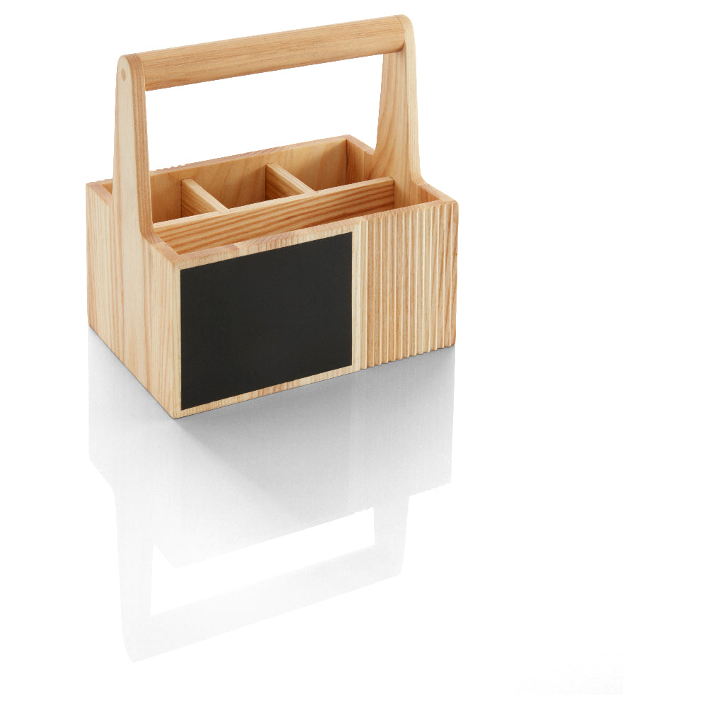 Bauscher Hepp 53.0175.0444 - Cutlery Box With Handle, 6.1" X 8.7" X 9.1"H, Rectangle