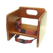 Thunder Group WDTHBS019A - Booster Seat, 11-4/5"W X 11-4/5"D X 10-5/8"H, Flippable For Seat Height