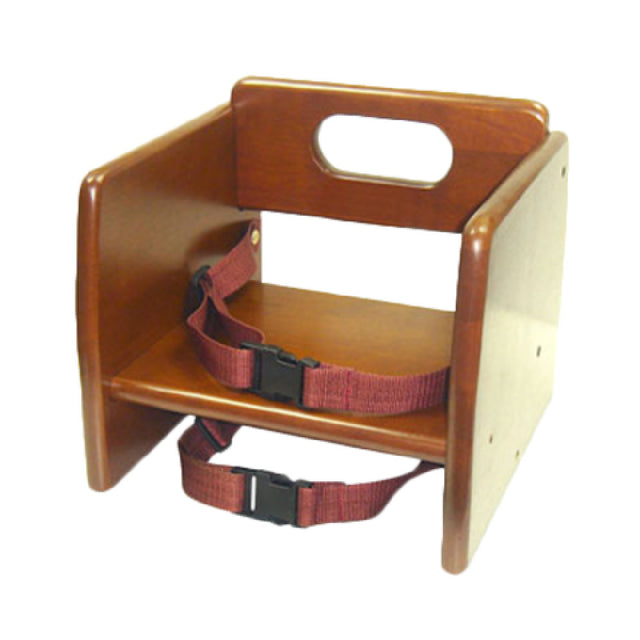 Thunder Group WDTHBS019A - Booster Seat, 11-4/5"W X 11-4/5"D X 10-5/8"H, Flippable For Seat Height