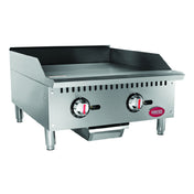 Hubert 29Y-007 - Kratos® Gas Griddle, Thermostatic Controls, 24"W X 20-3/5"D Cooking Area