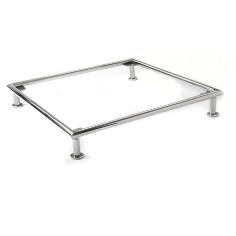 Steelite DW073112122SS Square Riser 12.0"W X 12.0"D X 2.0"H 18/10 Stainless