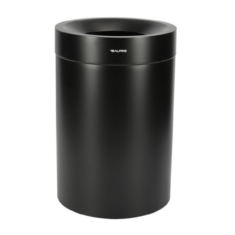 Alpine Industries ALP475-50-BLK Trash Can 50 Gallon Stainless Steel