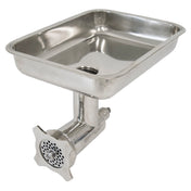 American Eagle Food Machinery AE-G22NH Meat Grinder Attachment Head #22 Head Includes Stainless Steel Knife & Feeder Pan