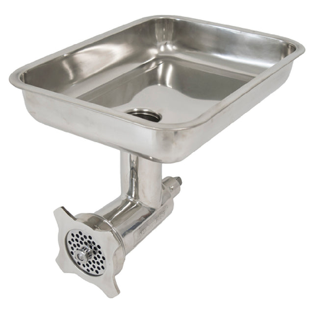 American Eagle Food Machinery AE-G22NH Meat Grinder Attachment Head #22 Head Includes Stainless Steel Knife & Feeder Pan
