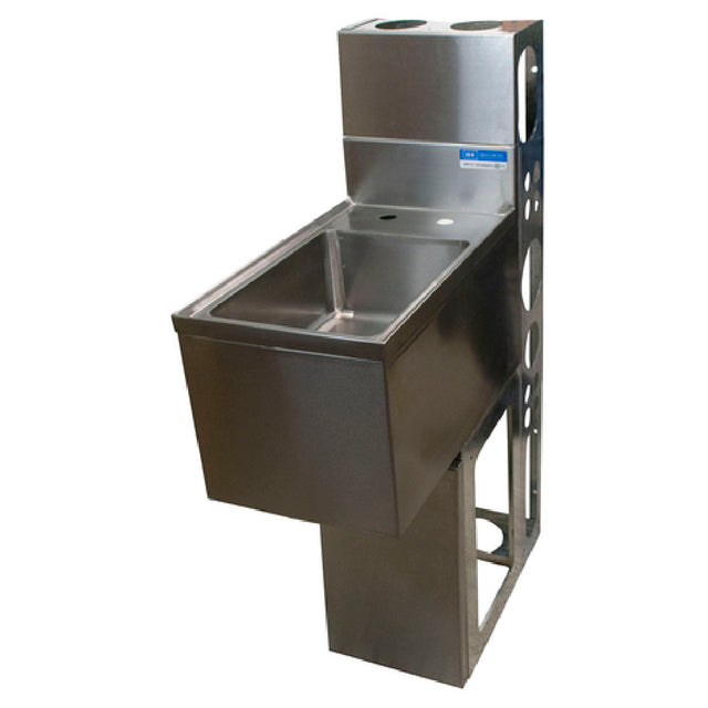 BK Resources UBDW-18-1014HS12 Underbar Dump Sink 12"W X 18"D X 33-1/2"H Overall Size