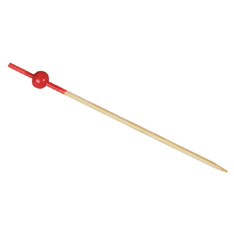 PacknWood 209BBKYOTO - Kyoto Pick, 3.5", With Red Bead & Red End