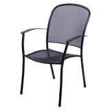 Plantation Prestige Commercial Furniture 2171100-04 Caredo Dining Arm Chair Stackable Designed For Outdoor/indoor Use