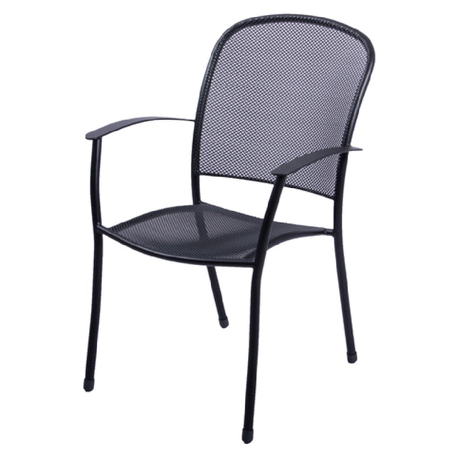 Plantation Prestige Commercial Furniture 2171100-04 Caredo Dining Arm Chair Stackable Designed For Outdoor/indoor Use