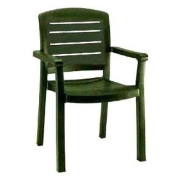 Grosfillex 46119078 Acadia Classic Stacking Dining Armchair Designed For Outdoor Use