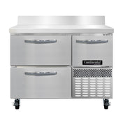 Continental Refrigerator RA43SNBS-D Refrigerated Base Shallow Depth Worktop Unit