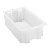 Quantum SNT180CLCS - Stack And Nest Tote, 18"W X 11"D X 6"H, Heavy Duty